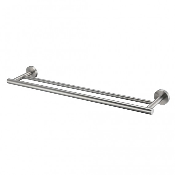 23.6 Inch Double Towel Bar SUS304 Stainless Steel Bathroom Kitchen Towel Holder Dual Towel Rod Rustproof Wall Mount Brushed Finish, WMTB003S60BS